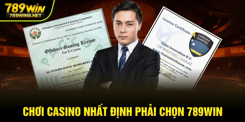 Chơi casino nhất định phải chọn 789WIN