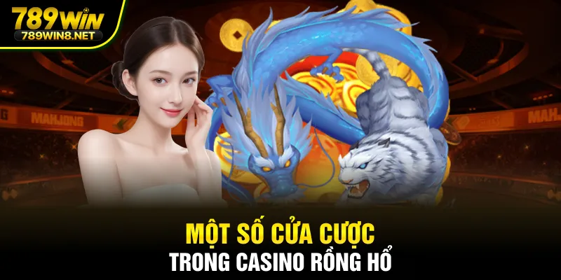 Một số cửa cược trong Casino Rồng Hổ